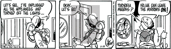 Rose is Rose on Monday February 23, 1987 Comic Strip