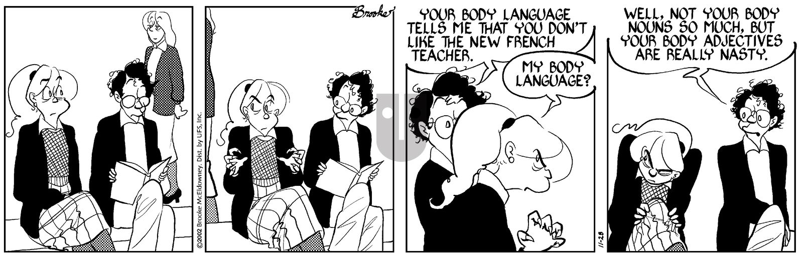 9 Chickweed Lane - Thursday November 28, 2002 Comic Strip
