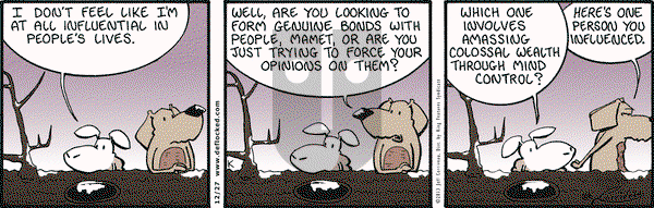 DeFlocked on Friday December 27, 2013 Comic Strip