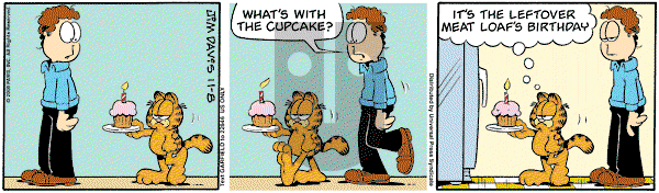Garfield on Saturday November 8, 2008 Comic Strip