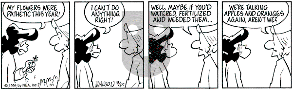 Arlo and Janis on Tuesday October 25, 1994 Comic Strip