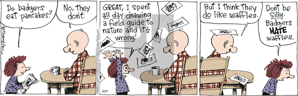 Cul de Sac on Tuesday March 27, 2018 Comic Strip