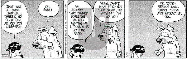 Get Fuzzy on Tuesday October 22, 2002 Comic Strip