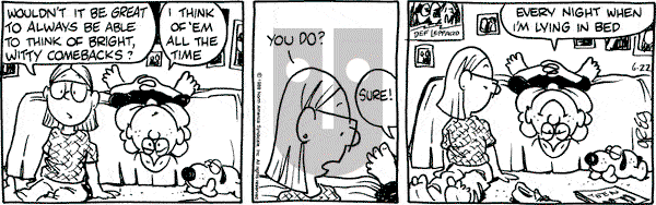 Luann on Thursday August 17, 2000 Comic Strip