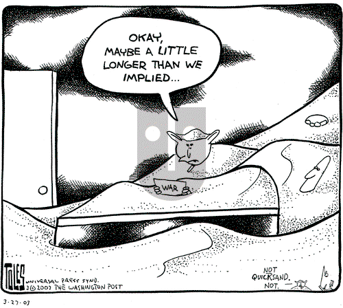Tom Toles - Thursday March 27, 2003 Comic Strip