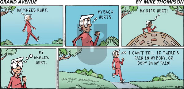 Grand Avenue on Sunday June 14, 2020 Comic Strip