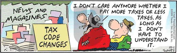 Frank and Ernest - Thursday October 1, 2009 Comic Strip
