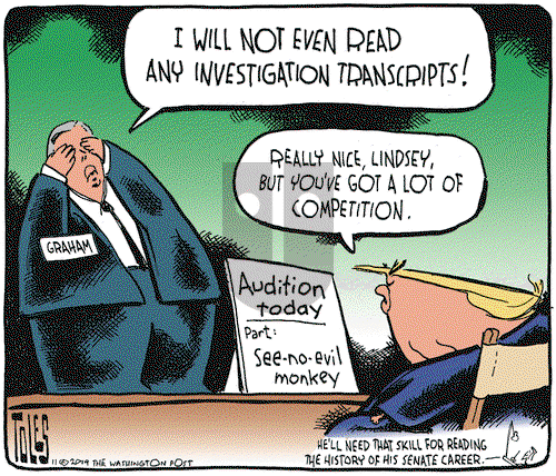 Tom Toles on Thursday November 7, 2019 Comic Strip
