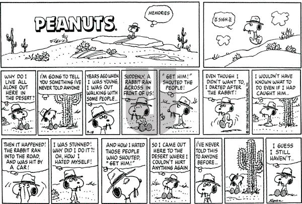 Peanuts - Sunday September 18, 1994 Comic Strip