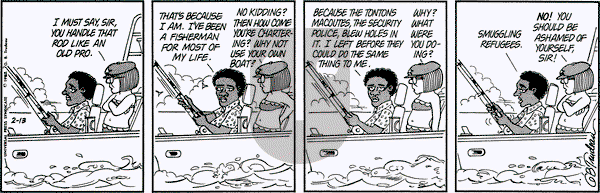 Doonesbury on Saturday February 13, 1982 Comic Strip