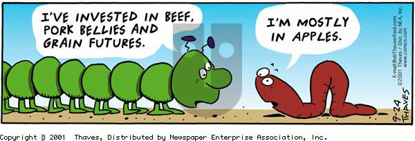 Frank and Ernest on Monday September 24, 2001 Comic Strip