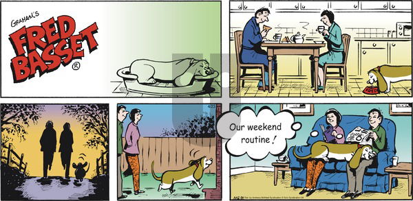 Fred Basset - Sunday April 23, 2023 Comic Strip