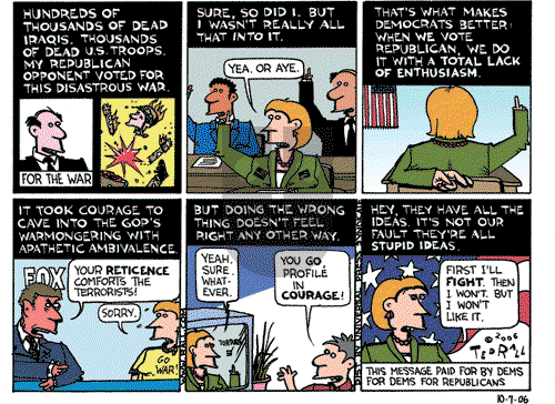 Ted Rall on Saturday October 7, 2006 Comic Strip