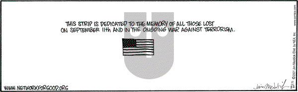 Monty on Thursday November 22, 2001 Comic Strip