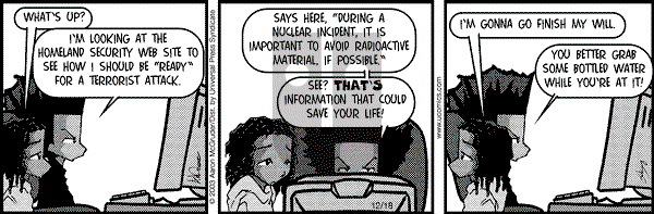 The Boondocks on Thursday July 21, 2011 Comic Strip