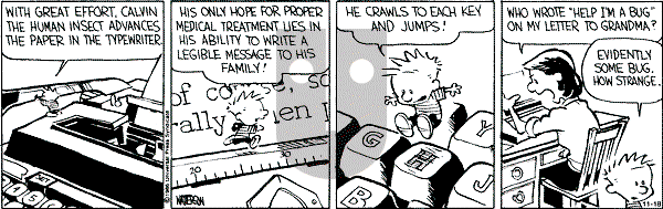 Calvin and Hobbes - Monday November 18, 1991 Comic Strip