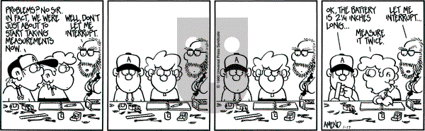 FoxTrot on Wednesday January 17, 1990 Comic Strip