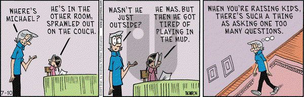 Grand Avenue on Friday July 10, 2020 Comic Strip