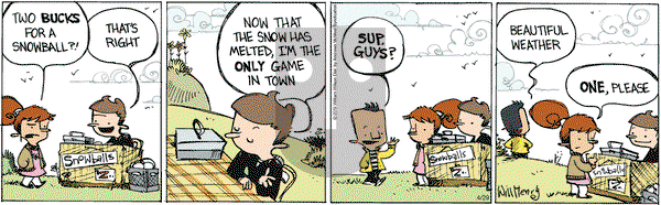 Wallace the Brave on Monday April 29, 2019 Comic Strip