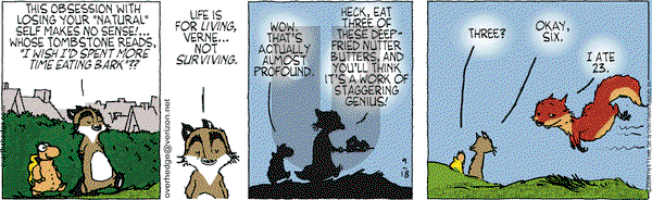 Over the Hedge on Friday September 18, 2009 Comic Strip