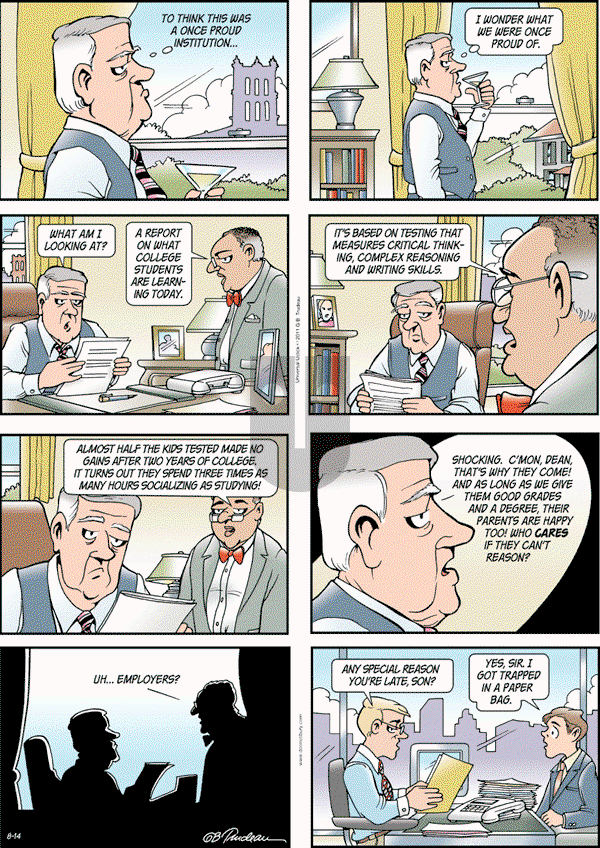 Doonesbury - Sunday August 14, 2011 Comic Strip