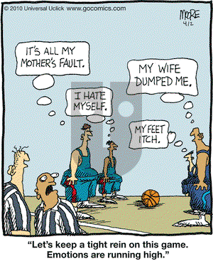 In the Bleachers on Friday April 2, 2010 Comic Strip