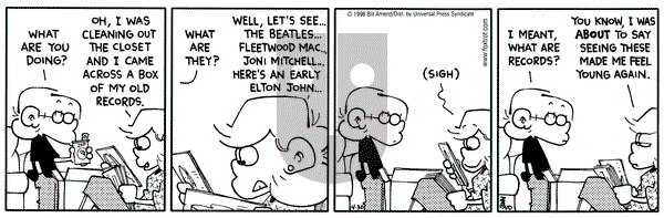 FoxTrot on Thursday April 30, 1998 Comic Strip