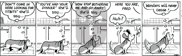 Fred Basset on Thursday May 8, 2003 Comic Strip