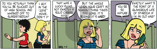 Luann on Tuesday July 31, 2012 Comic Strip