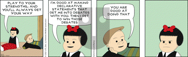 Nancy on Saturday March 6, 2021 Comic Strip