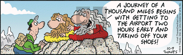 Frank and Ernest on Thursday October 9, 2014 Comic Strip