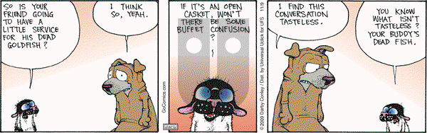Get Fuzzy - Wednesday November 9, 2016 Comic Strip