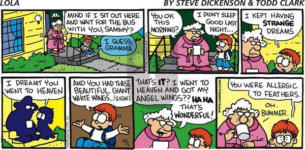 Lola on Sunday October 1, 2006 Comic Strip
