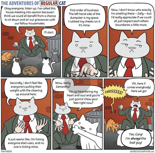 The Adventures of Business Cat on Monday February 12, 2018 Comic Strip