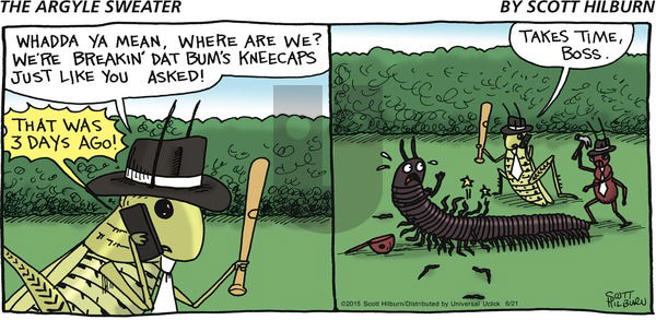 The Argyle Sweater on Sunday June 21, 2015 Comic Strip