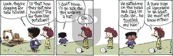 Cul de Sac on Tuesday November 7, 2017 Comic Strip