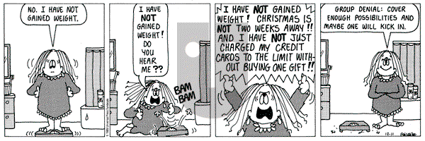 Cathy Classics on Monday December 11, 1989 Comic Strip