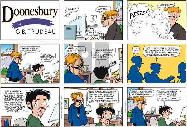 Doonesbury on Sunday December 12, 1999 Comic Strip