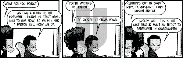 The Boondocks on Wednesday October 8, 2008 Comic Strip
