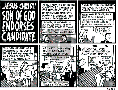 Ted Rall on Saturday January 8, 2000 Comic Strip