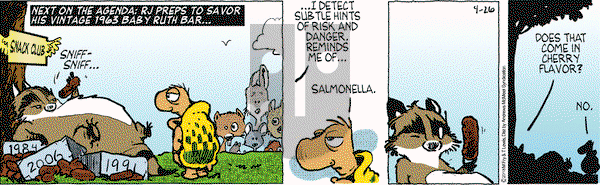Over the Hedge on Thursday April 26, 2018 Comic Strip