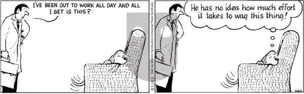 Fred Basset on Thursday January 3, 2008 Comic Strip