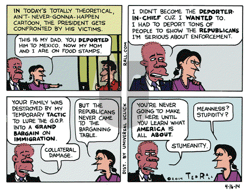 Ted Rall on Wednesday April 16, 2014 Comic Strip