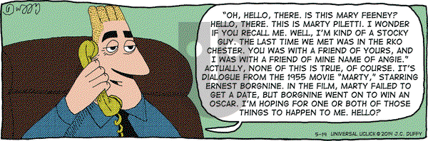 The Fusco Brothers - Monday May 19, 2014 Comic Strip