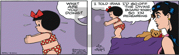Nancy on Tuesday April 13, 2010 Comic Strip