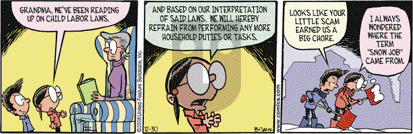 Grand Avenue on Tuesday December 30, 2008 Comic Strip