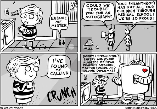 Robbie and Bobby on Thursday May 8, 2025 Comic Strip