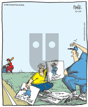 In the Bleachers - Saturday December 20, 2008 Comic Strip