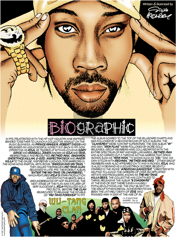 Biographic on Sunday January 6, 2008 Comic Strip