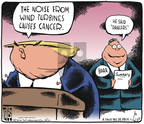 Tom Toles on Monday April 8, 2019 Comic Strip